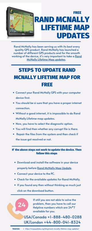 What are the Steps to update Rand McNally Map Lifetime for Free