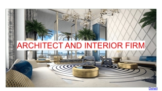 Architect and interior firm