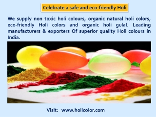 Celebrate a safe and eco-friendly Holi with herbal gulal powder