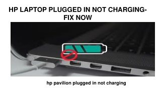 HP LAPTOP PLUGGED IN NOT CHARGING- FIX NOW