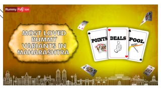 Rummy Maharashtra – Most Loved Variants of the Game