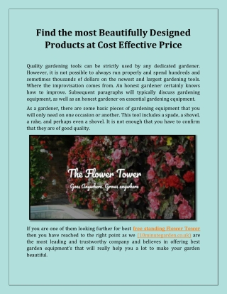 Find the most Beautifully Designed Products at Cost Effective Price