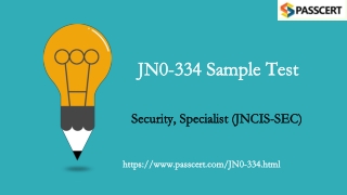 2021 Juniper JNCIS-SEC JN0-334 Updated Dumps