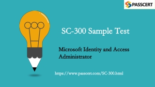 Microsoft Identity and Access Administrator SC-300 Dumps