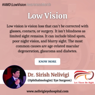 Low Vision - Best Eye Hospitals in Bellandur, Bangalore - Nelivigi Eye Hospital