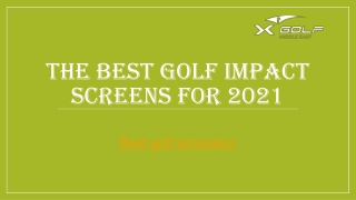 The Best Golf Impact Screens for 2021