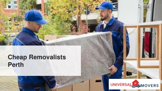 Cheap Removalists Perth