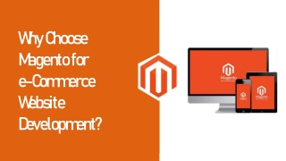 Why Choose Magento for e-Commerce Website Development?