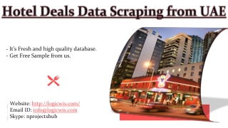 Hotel Deals Data Scraping from UAE