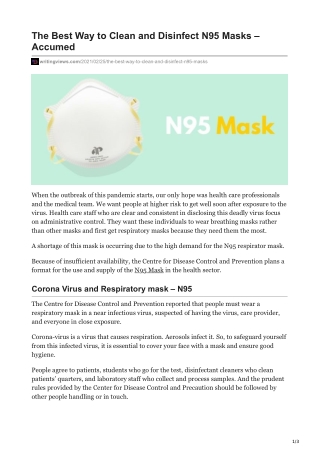 How to Buy NIOSH-approved N95 mask respirators for protection?