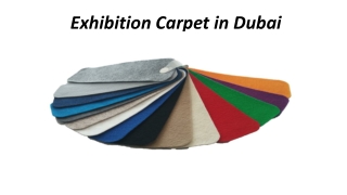 Exhibition Carpet in Dubai