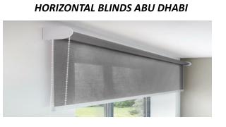 HORIZONTAL BLINDS ABU DHABI