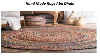 Hand Made Rugs Abu Dhabi