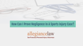 How Can I Prove Negligence In A Sports Injury Case?