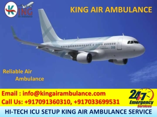 Cost-Effective Air Ambulance in Chennai and Vellore-King Ambulance