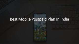 Best Mobile Postpaid Plan in India