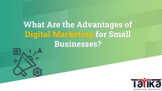 What Are the Advantages of Digital Marketing for Small Businesses?