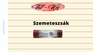 Szemeteszsák  - Tatker-től