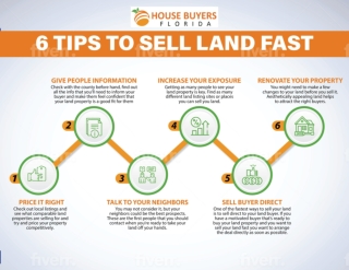 How To Sell Land Fast - 6 Tips You Need To Keep In Mind 6 Tips to Sell Land Fast