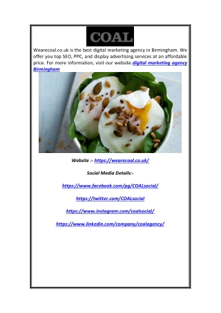Digital Marketing Agency Birmingham | Wearecoal.co.uk