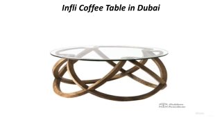 Infli Coffee Table in dubai