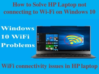 How to Solve HP Laptop not connecting to Wi-Fi on Windows 10