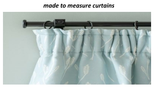 made to measure curtains