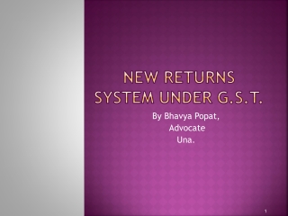 New-GST-Return-System