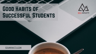 Good Habits of Successful Students
