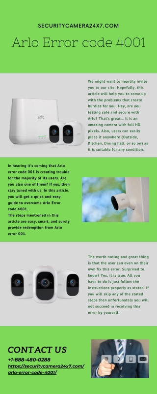 How to Overcome Arlo Error Code 4001