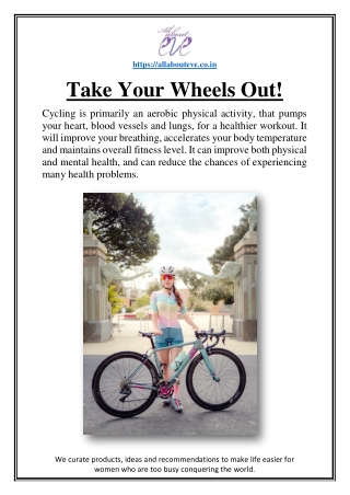 Take Your Wheels Out!