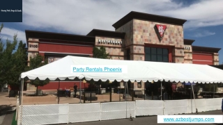 Party Rentals Phoenix