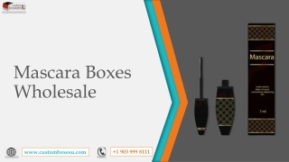 Mascara boxes wholesale