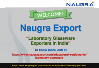 Laboratory Glassware Exporters in India