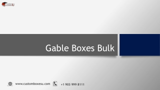 Buy gable boxes bulk with free Shipping in USA