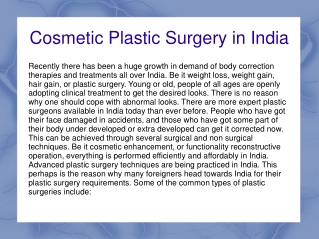 Botox in India