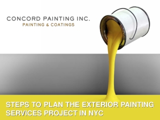 Steps to Plan the Exterior Painting Services in NYC