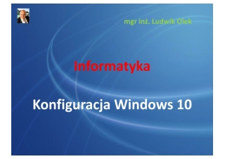 Konfiguracja Windows 10