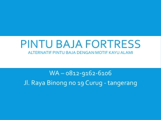 WA 0812-9162-6106 Beli Pintu Besi Minimalis 2020,