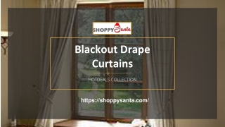 Blackout Drape Curtains Online at ShoppySanta