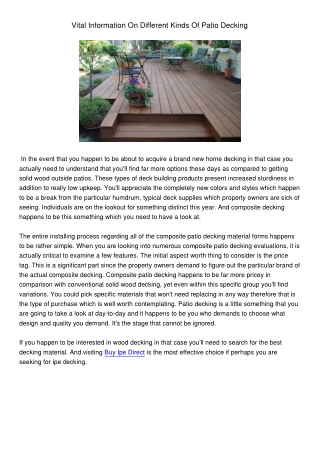 VitalInformationOnDifferentKindsOfPatioDecking