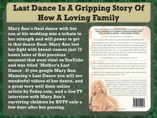 Last Dance Is A Gripping Story Of How A Loving Family