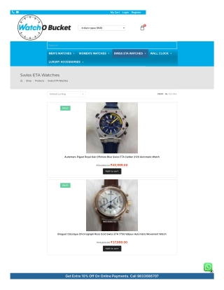 Buy Replica Swiss Watches for men in india - Watcho Bucket