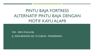 WA 0812-9162-6106 Beli Pintu Besi Minimalis Buka 2,