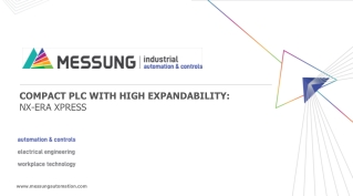 COMPACT PLC WITH HIGH EXPANDABILITY: NX-ERA XPRESS