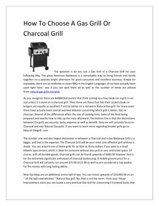 How To Choose A Gas Grill Or Charcoal Grill 2-converted