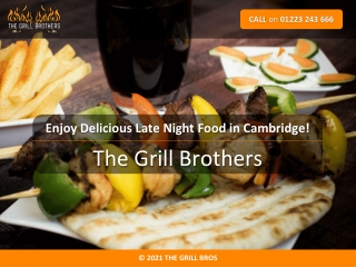 Enjoy Delicious Late Night Food in Cambridge!