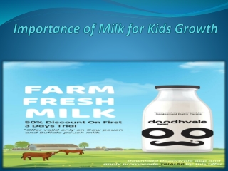 Get Farm Fresh and Pure Milk Online in Delhi NCR