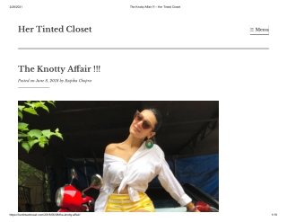 The Knotty Affair !!!