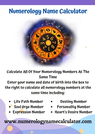 Numerology Name Calculator - Discover Your Future